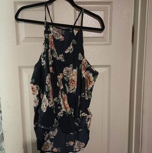 Flowy flowered top